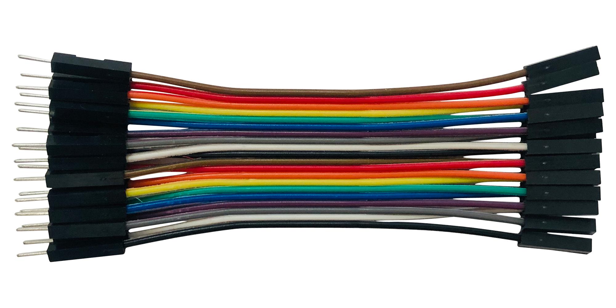Male to Female Jumper Wires 20pcs pack
